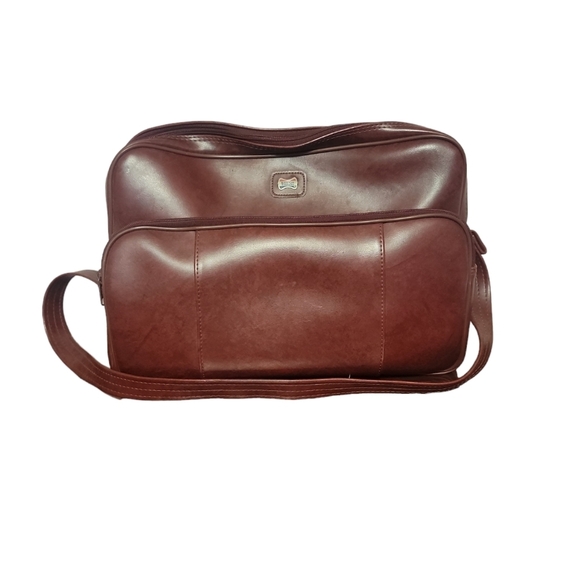 American Tourister Vintage 80's Carry On Burgandy Bag‎ - Picture 1 of 16